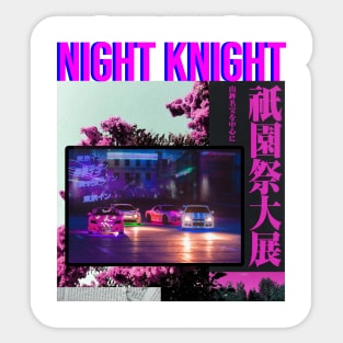Night Knight Drift FF Live Sticker